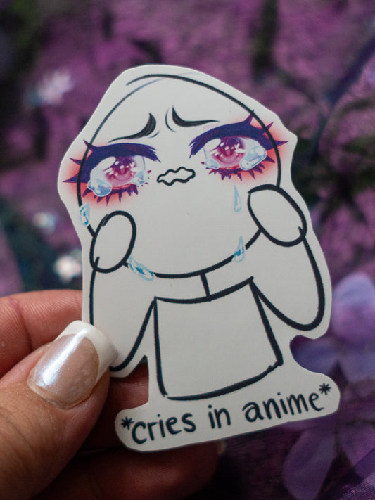 CRIES IN ANIME | STICKER