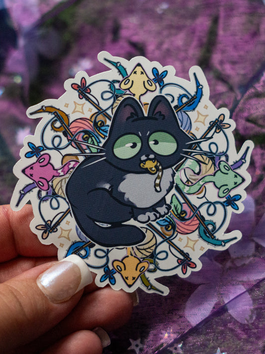 I LOVE TOYS | CAT STICKER