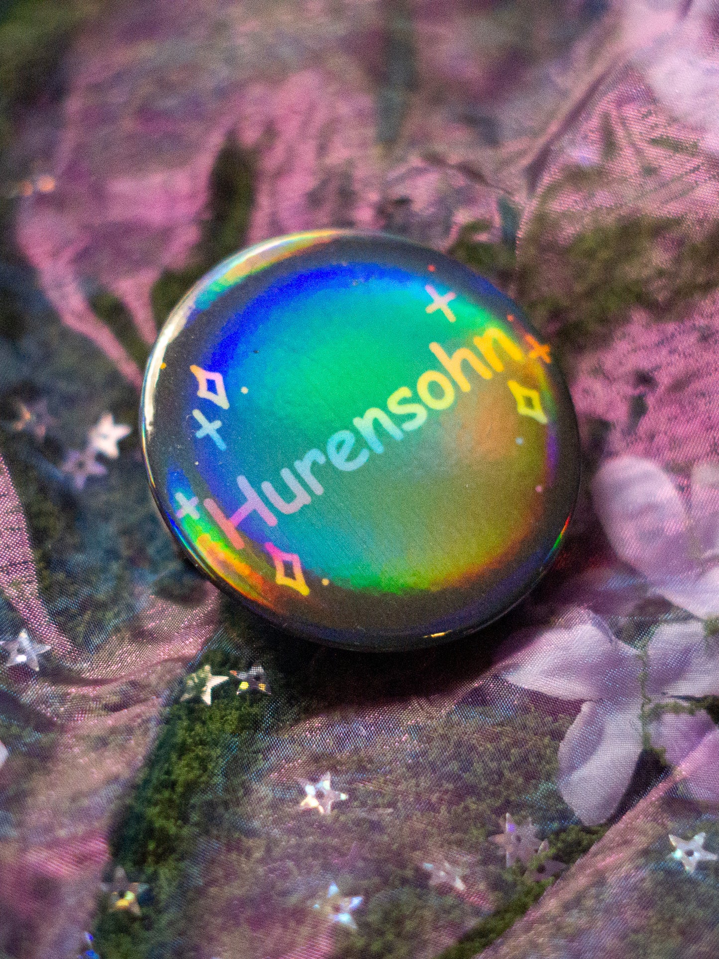 HURENSOHN | HOLOGRAPHIC BUTTON