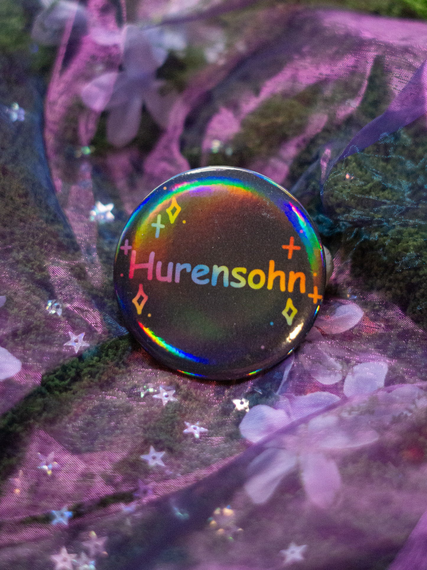 HURENSOHN | HOLOGRAPHIC BUTTON