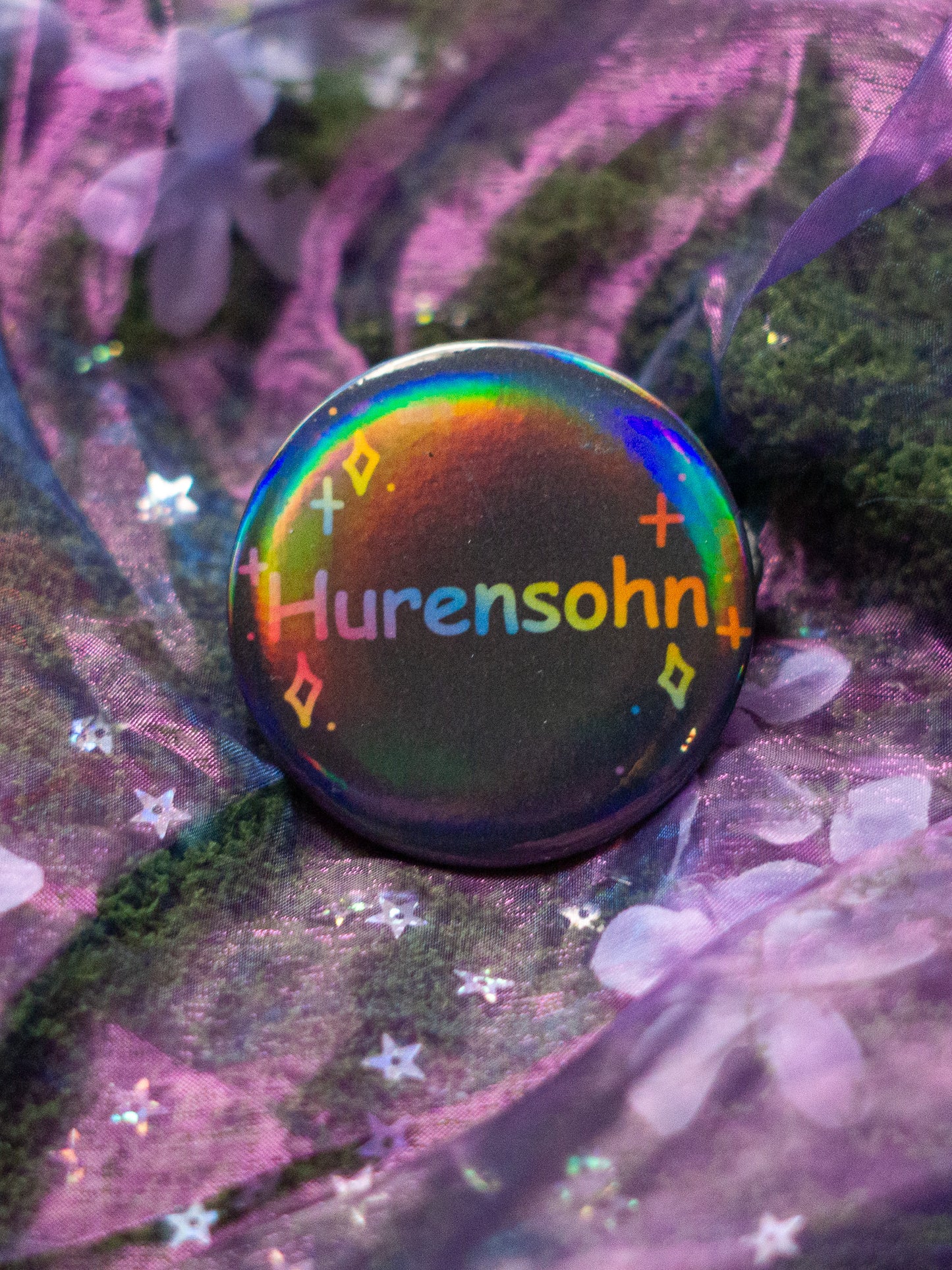 HURENSOHN | HOLOGRAPHIC BUTTON