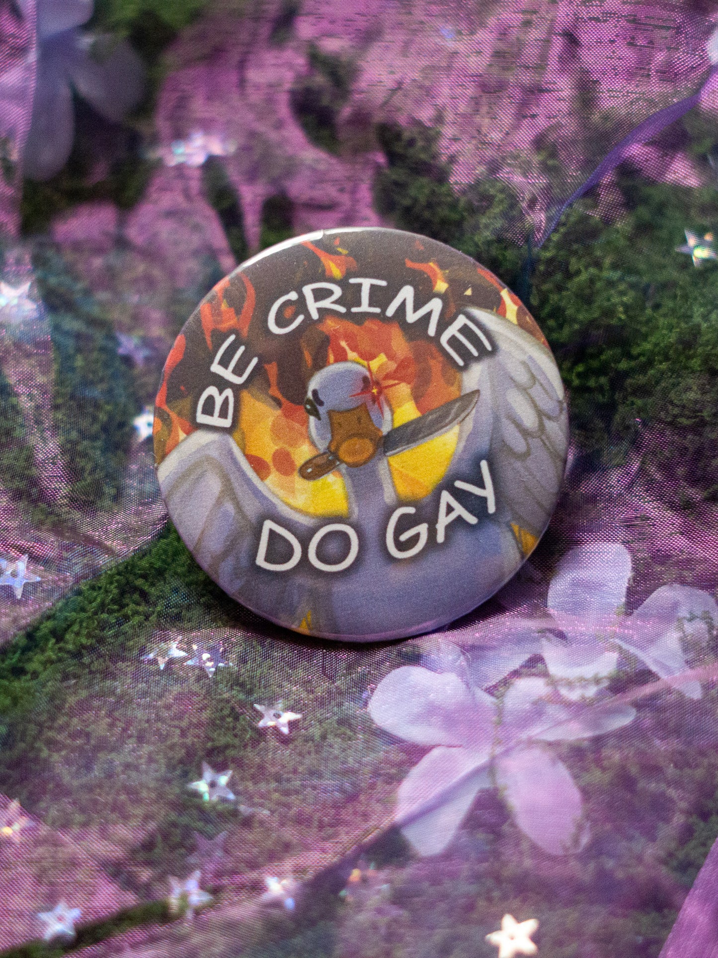 BE CRIME DO GAY | BUTTON