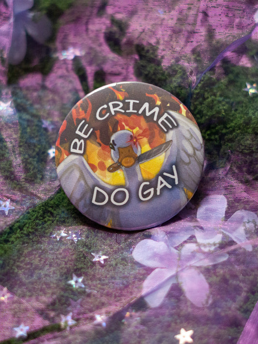 BE CRIME DO GAY | BUTTON