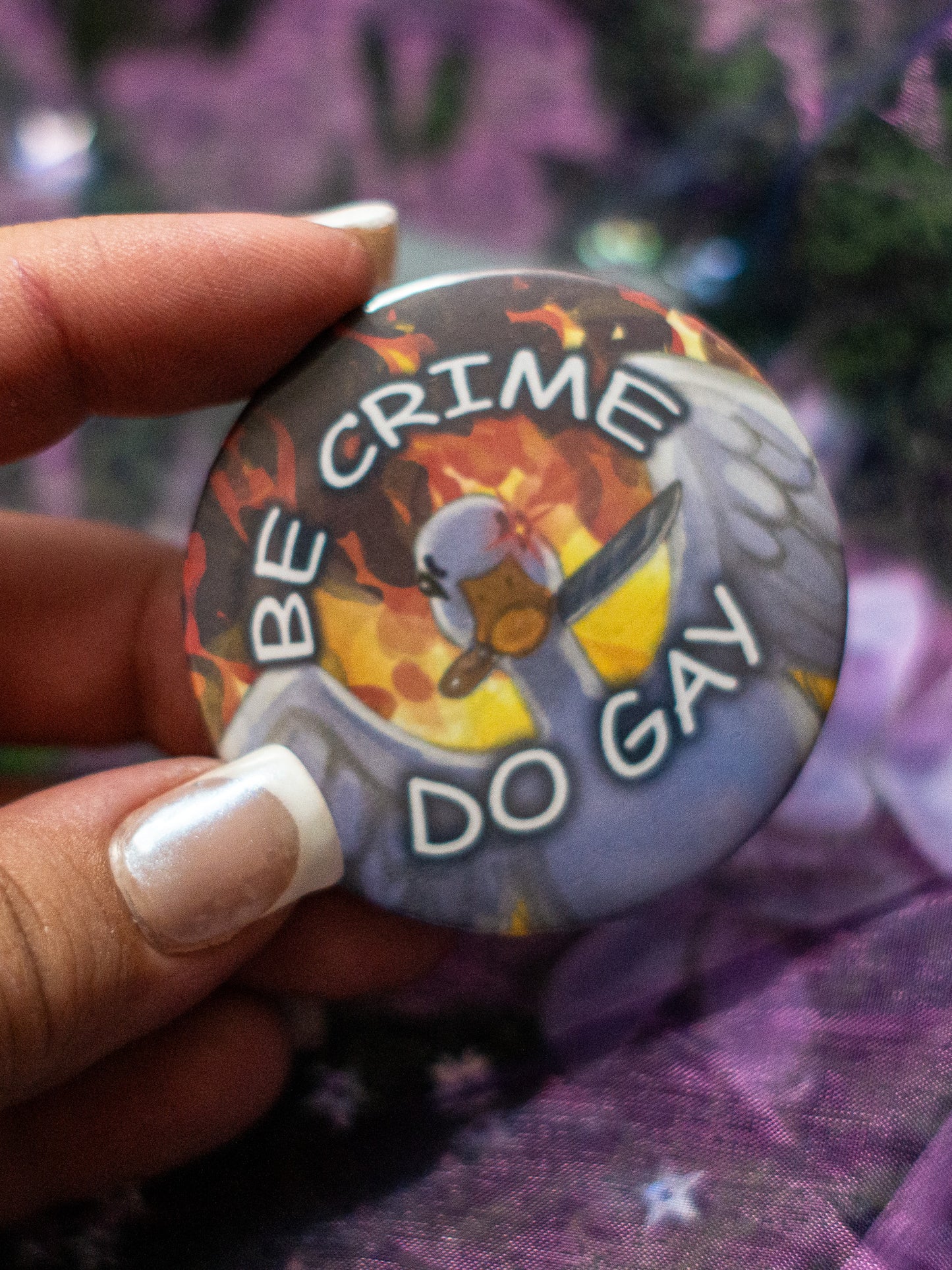 BE CRIME DO GAY | BUTTON