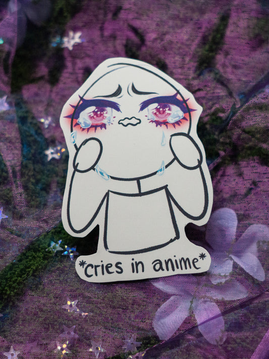 CRIES IN ANIME | STICKER